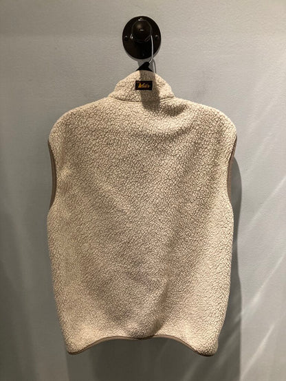 REI Fleece Vest/ Off White, Men's L