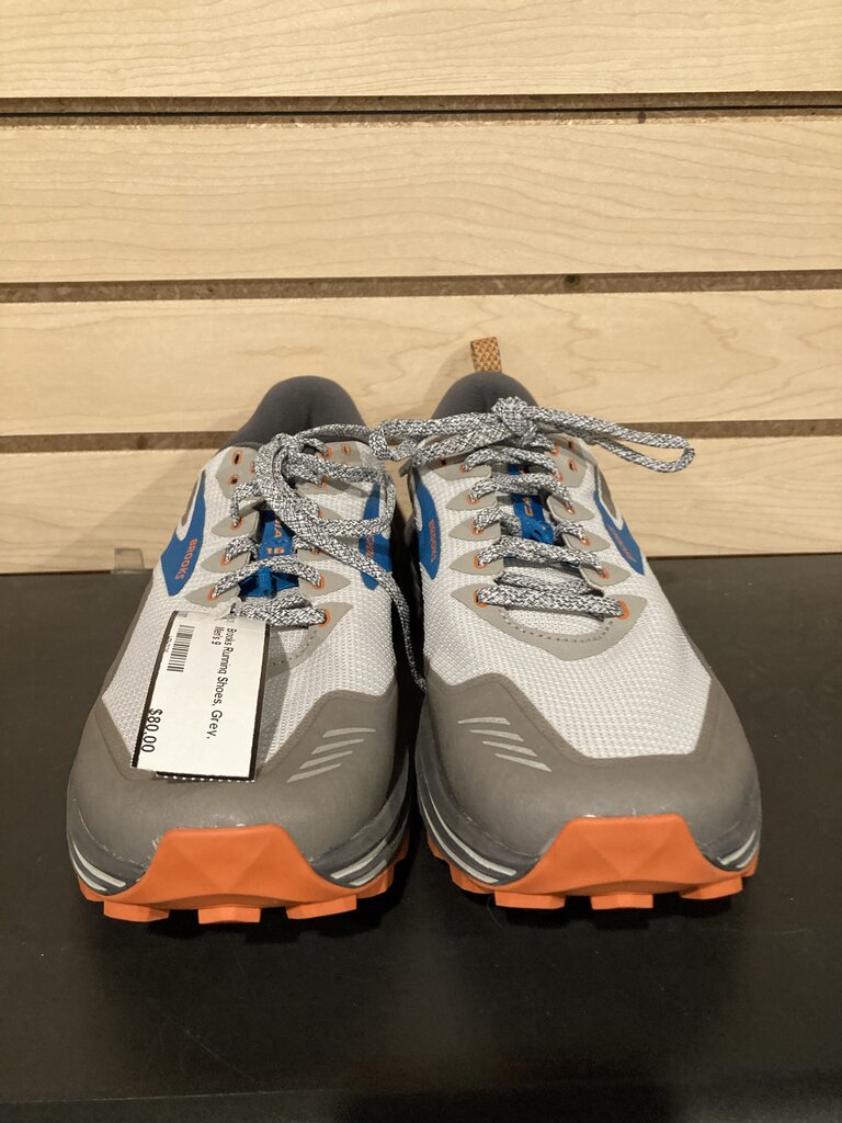Brooks Running Shoes, Grey, Men's 9