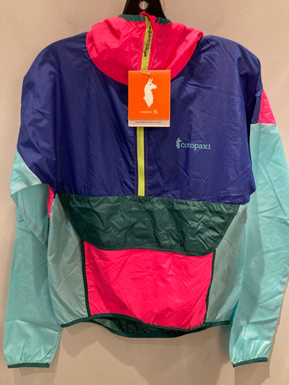 (NEW) Cotopaxi Teca 1/2 Zip Windbreaker, Pink/Purple/Green, Women's XS