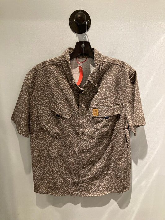 Topo SS Global Shirt, Green Camo, Men's M