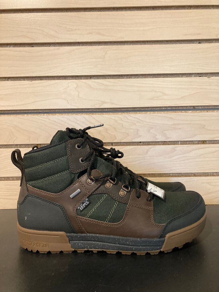 Lems Mid Hiking Boots, Blue/Brown, Men's 12