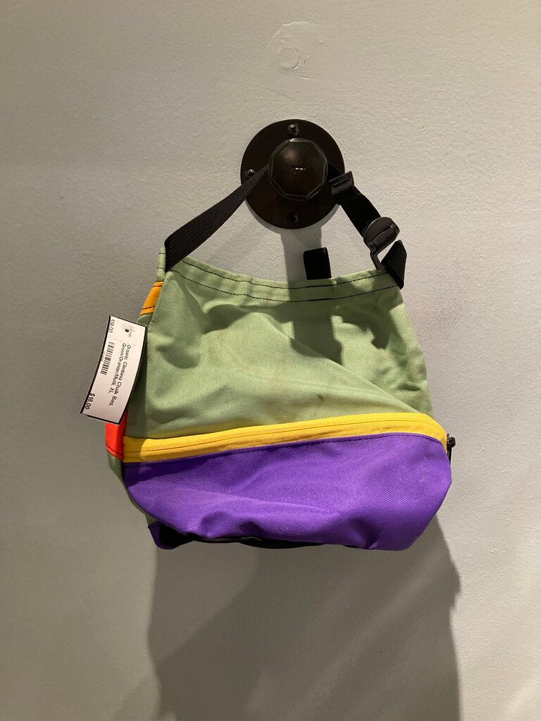 Organic Climbing Chalk Bag, Green/Orange/Mutli, XL