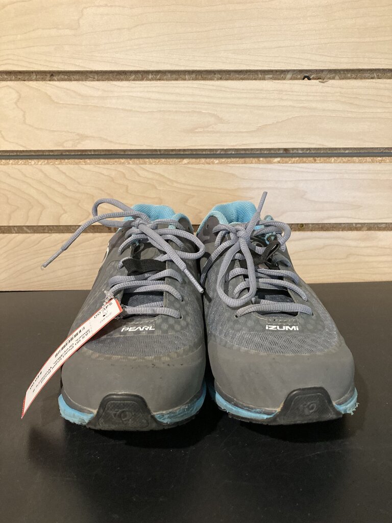 (AS IS) Pearl Izumi Road Shoes, Grey/Blue, Women's 9