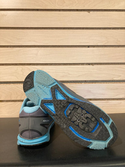 (AS IS) Pearl Izumi Road Shoes, Grey/Blue, Women's 9