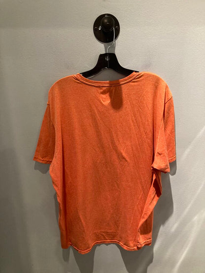 The North Face SS Active Top, Orange, Men's XXL