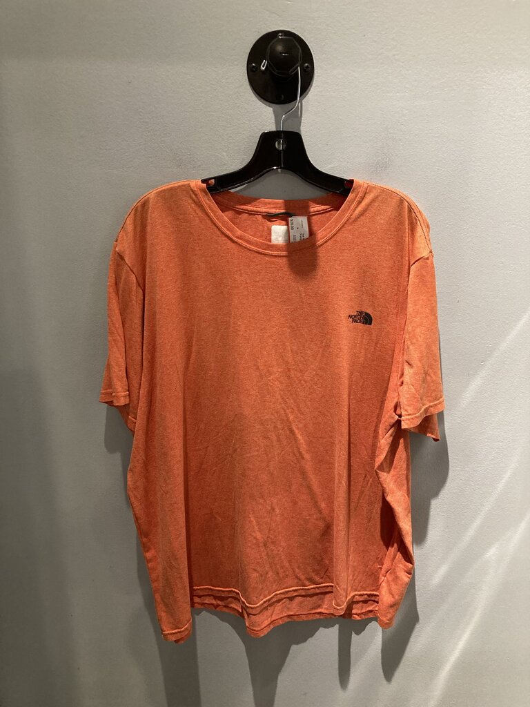 The North Face SS Active Top, Orange, Men's XXL