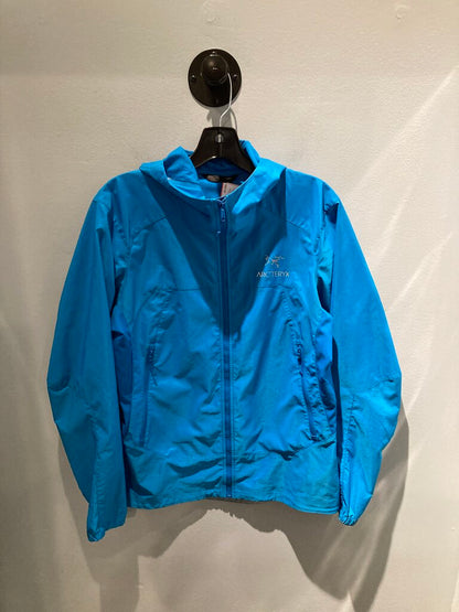 (Stains) Arc'Teryx Full Zip Wind Jacket, Blue, Women's L
