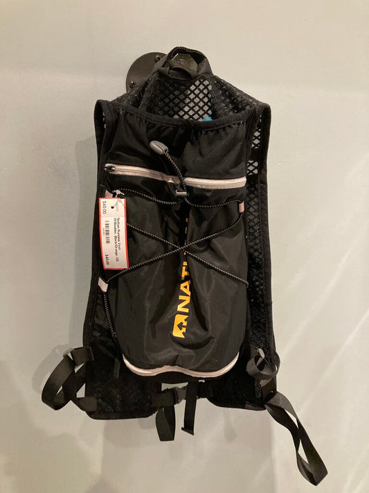 Nathan Running Vest W/Bladder, Black/Orange, OS