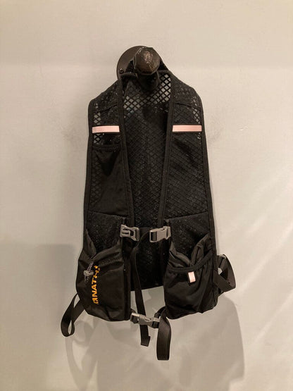 Nathan Running Vest W/Bladder, Black/Orange, OS