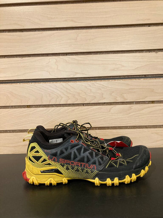 La Sportiva Bushido II GTX, Black/Yellow/Red, Men's 8
