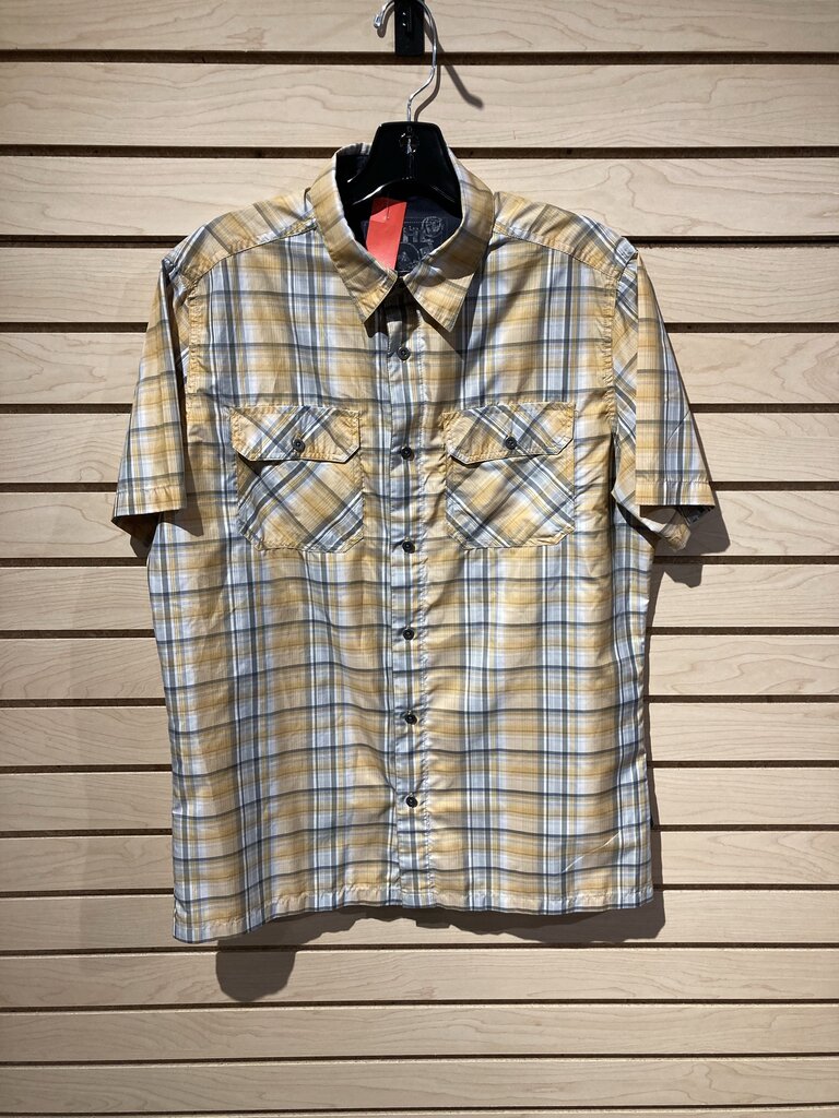 Kuhl SS Button Up, Yellow, Men's S