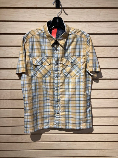 Kuhl SS Button Up, Yellow, Men's S