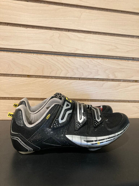 Mavic Road Bike Shoes, Black, EU 41 1/3