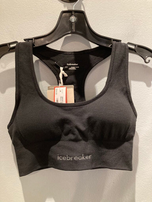 (NEW) Icebreaker Sportsbra, Black, Women's S