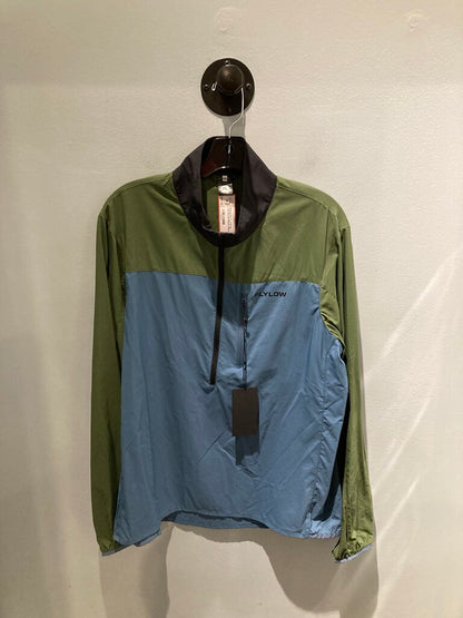 Flylow Davis Anorak, Vine/Ocean/Black, Men's L (Sample)
