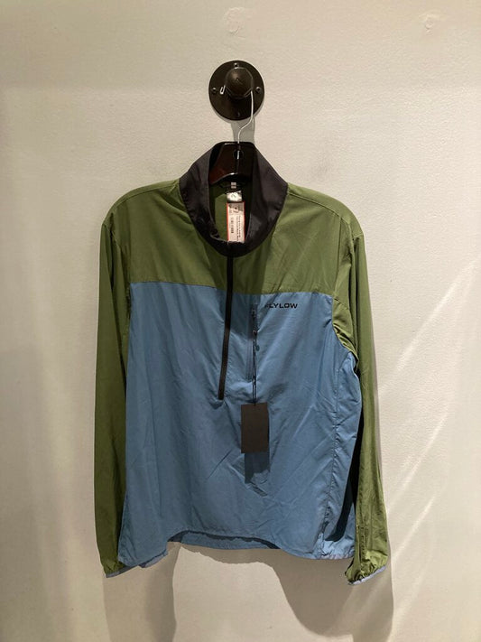 Flylow Davis Anorak, Vine/Ocean/Black, Men's L (Sample)