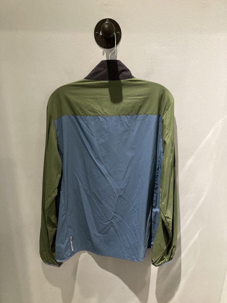 Flylow Davis Anorak, Vine/Ocean/Black, Men's L (Sample)
