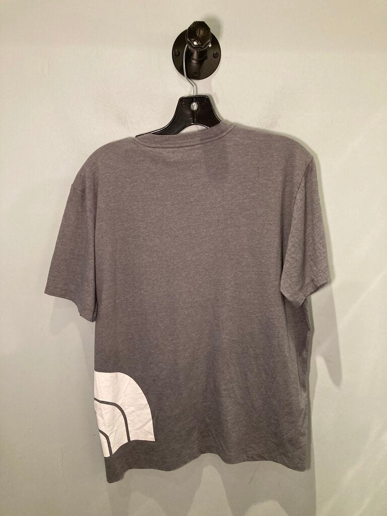 The North Face SS T Shirt, Gray/Logo, Men's M