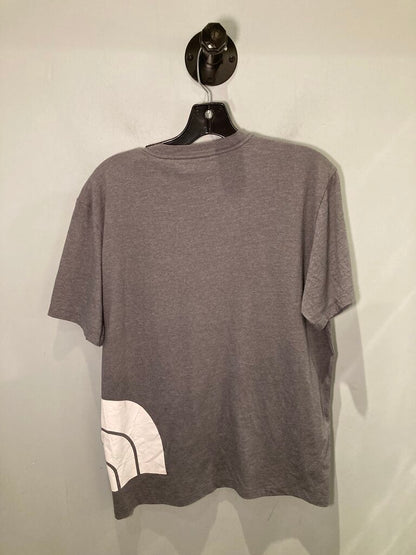 The North Face SS T Shirt, Gray/Logo, Men's M