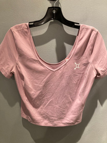 Lululemon SS Top, Pink/Logo, Women's S?