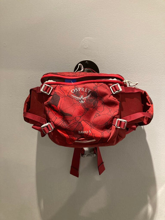 Osprey Savu Lumbar Pack, Red, 5L