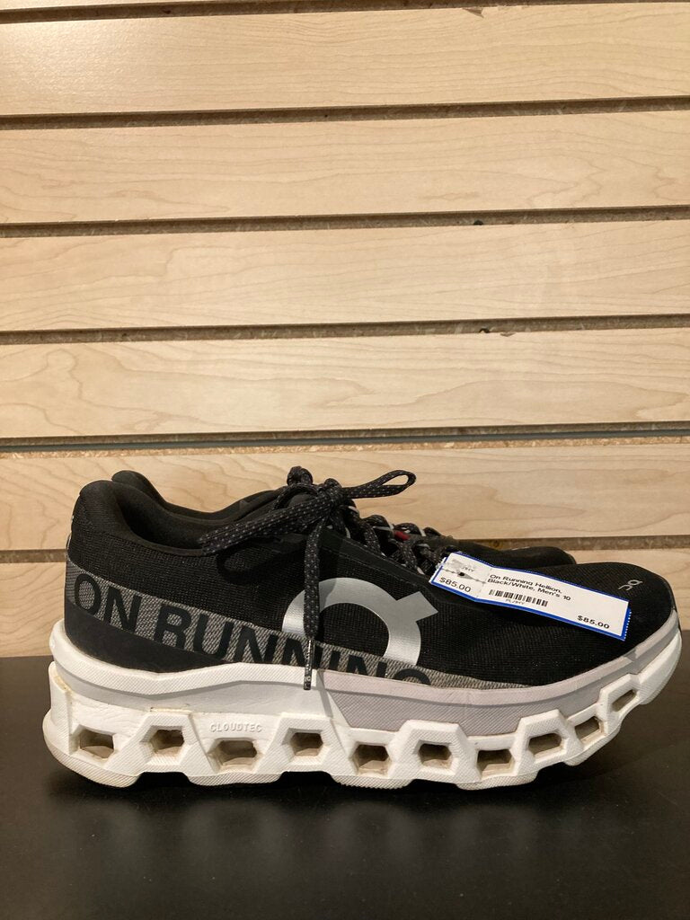 On Running Hellion, Black/White, Men's 10