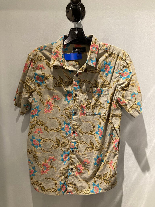 Roark SS Button Up, Green/Blue/Pink, Men's M