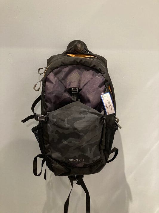 Gregory Nano Backpack, Black Camo, 20L
