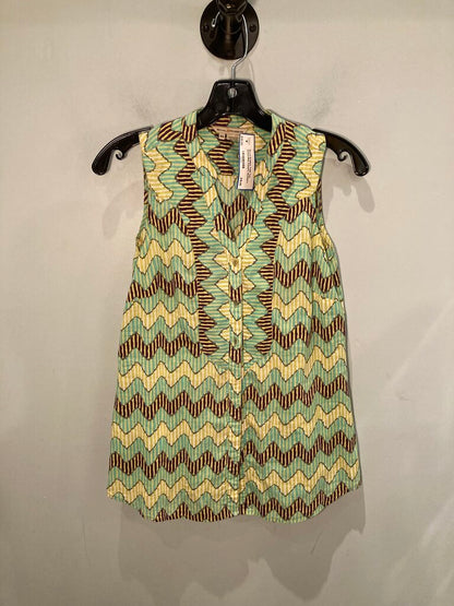 Royal Robbins Tank Top, Green/Blue Pattern, Women's XS\