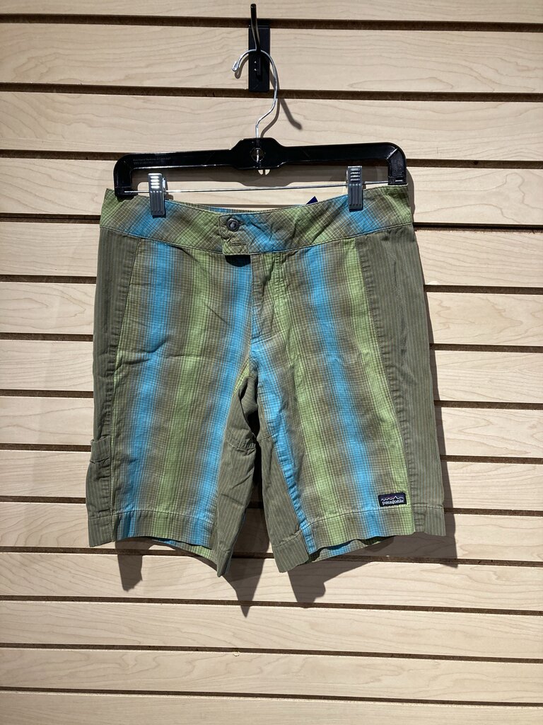 Patagonia Shorts, Green/Blue, Women's 4