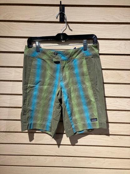 Patagonia Shorts, Green/Blue, Women's 4