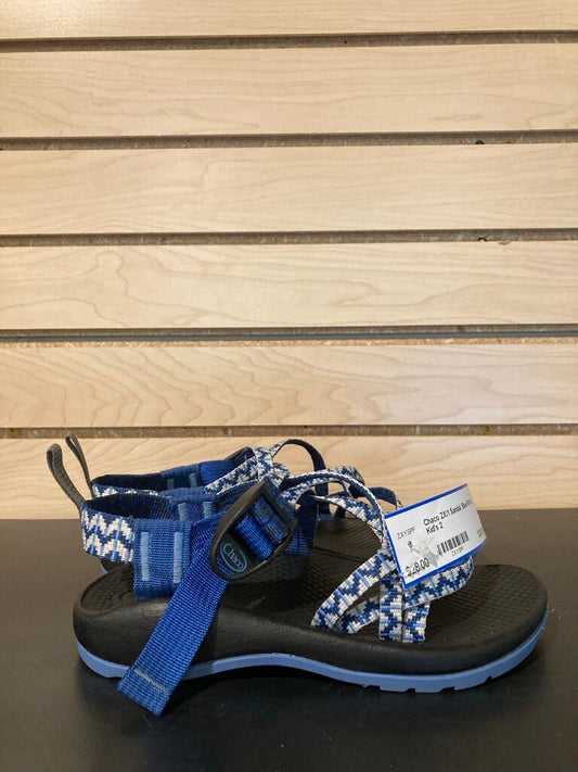 Chaco ZX/1 Sandal, Blue/White, Kid's 2