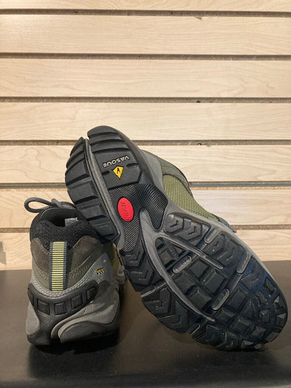 Vasque Hiking Shoes, Grey/Green, Men's 8.5