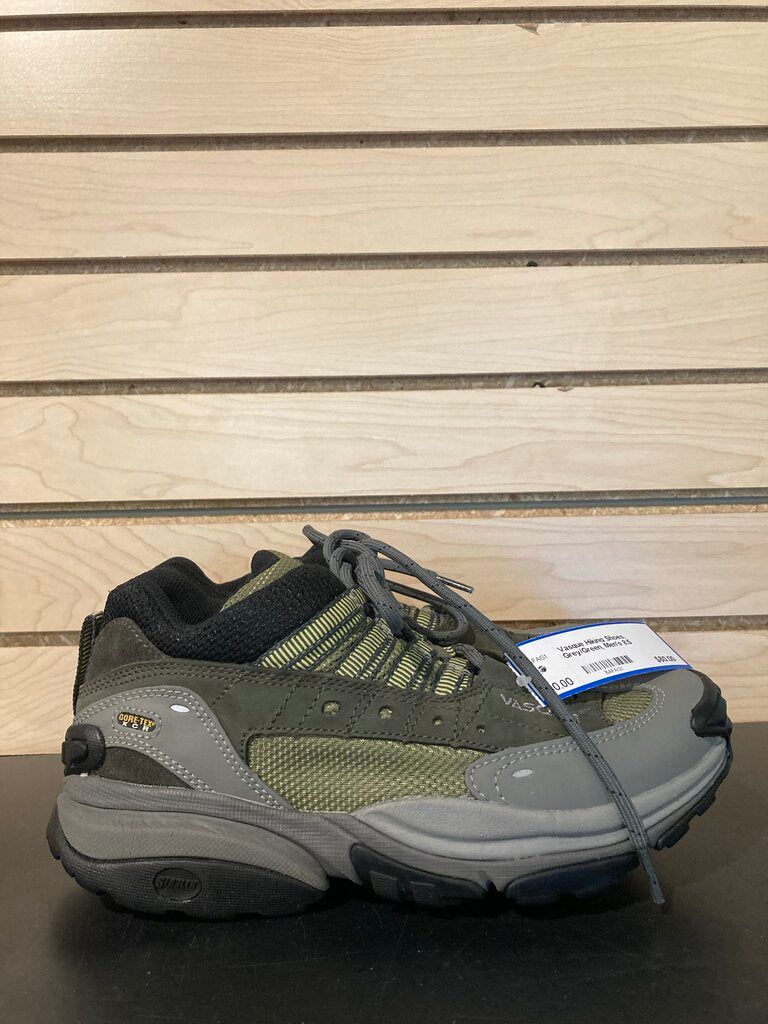Vasque Hiking Shoes, Grey/Green, Men's 8.5