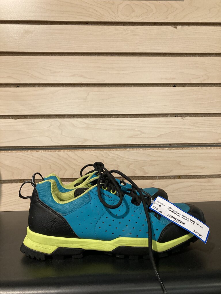Specialized Tahoe MTB Shoes, Teal/Green, Women's 9