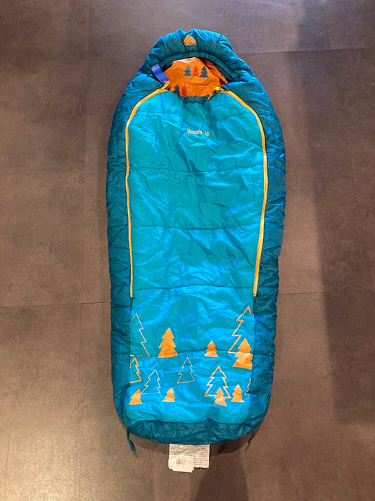Kelty Woobie Kid's Sleeping Bag, Blue/Orange, 30 Degree