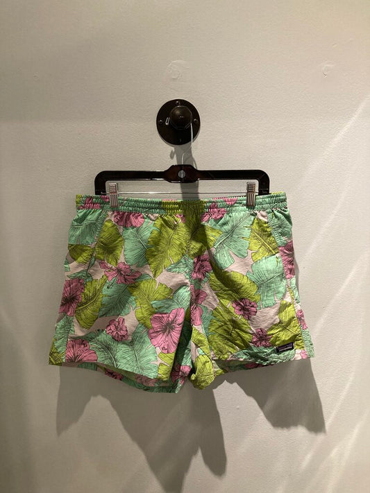 Patagonia Shorts, Green Pattern, Women's L