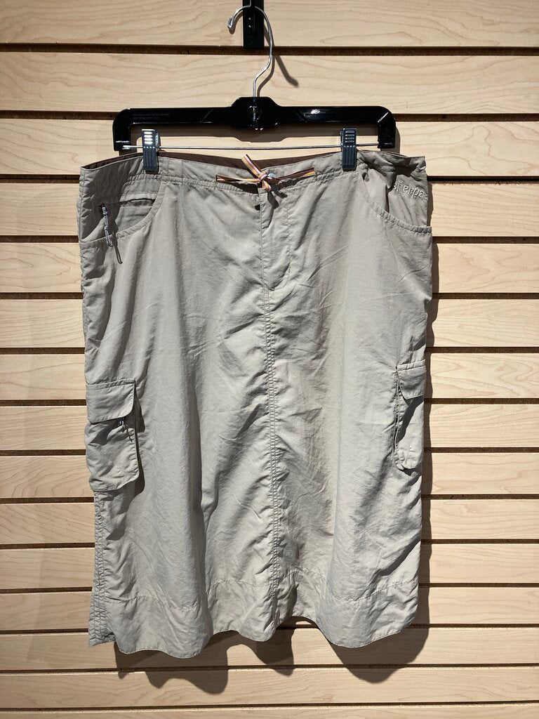 Sherpa Skirt, Khaki, Women's 12