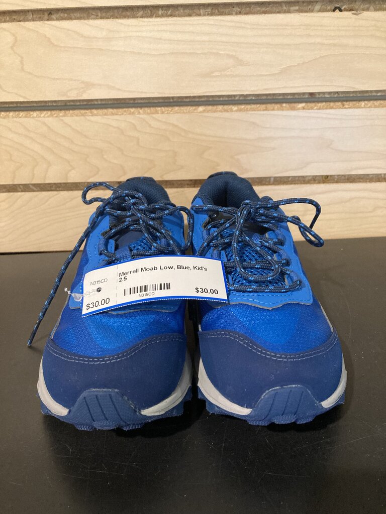 Merrell Moab Low, Blue, Kid's 2.5