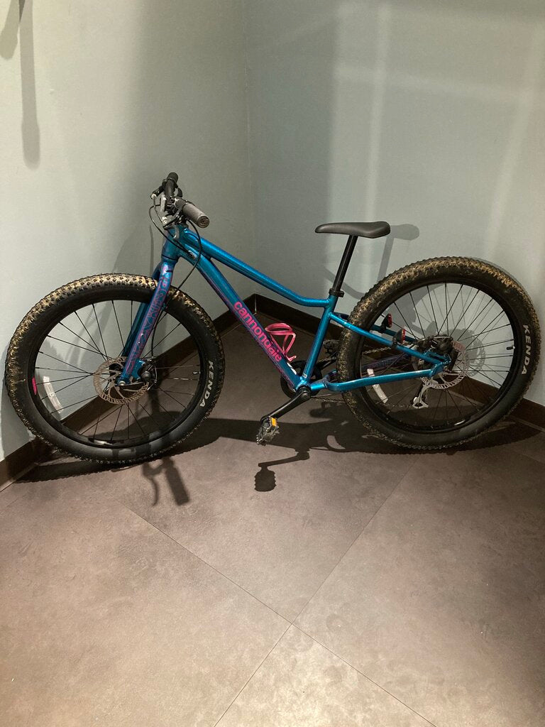 Cannondale Trail Kid's Bike,Teal/Pink, 24in Wheels, 13.5in Frame