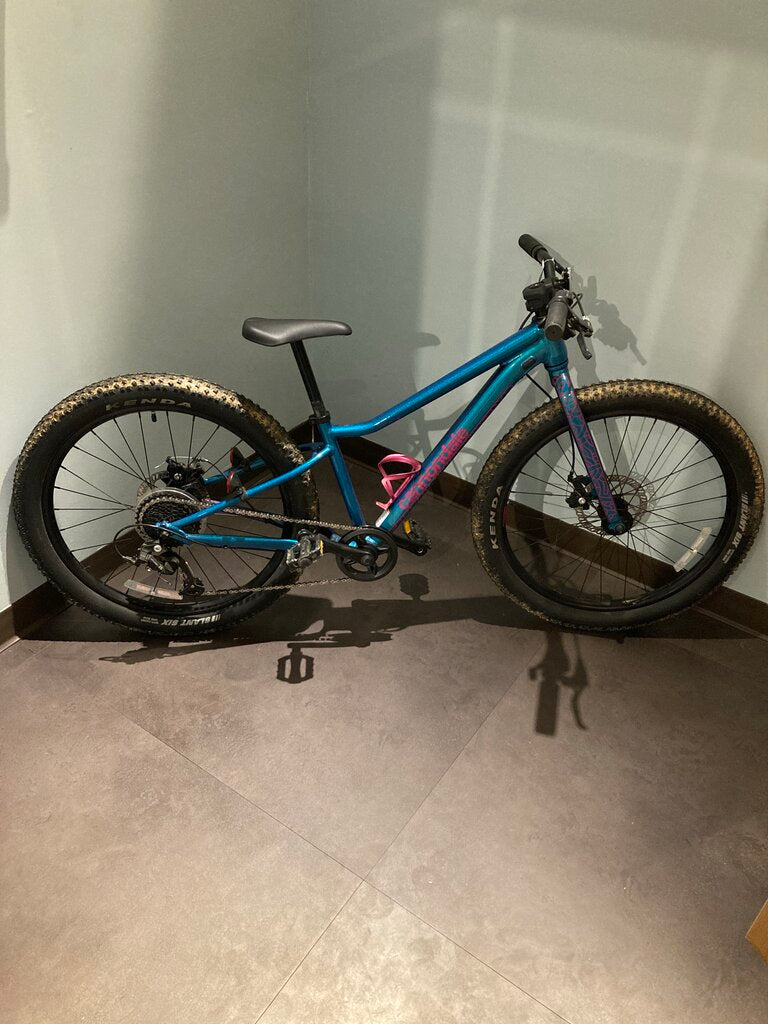Cannondale Trail Kid's Bike,Teal/Pink, 24in Wheels, 13.5in Frame