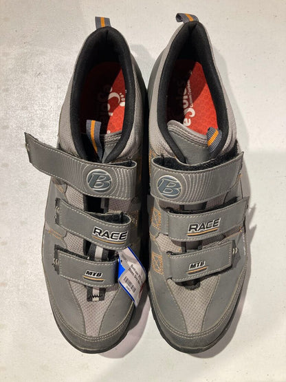 Bontrager MTB Race Bike Shoes, Grey, Men's 14