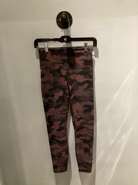 Lululemon Leggings, Brown Camo, Women's 6