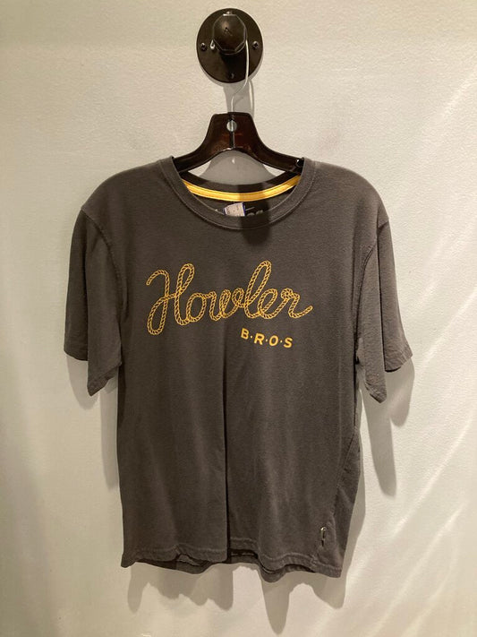 Howler Bros SS Crew, Grey/Gold, Men's M