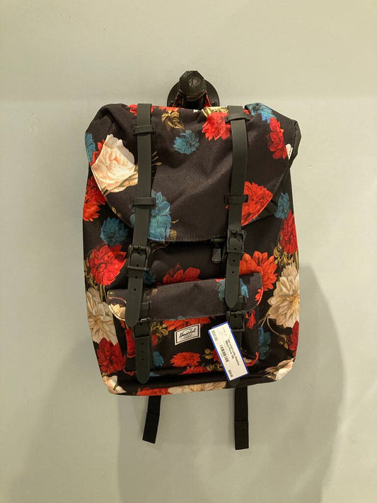 Herschel Little America, Black/Floral, 30L