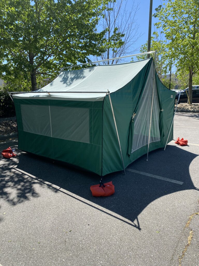 Diamond Brand Chalet Premier Canvas Tent, Green, 6P