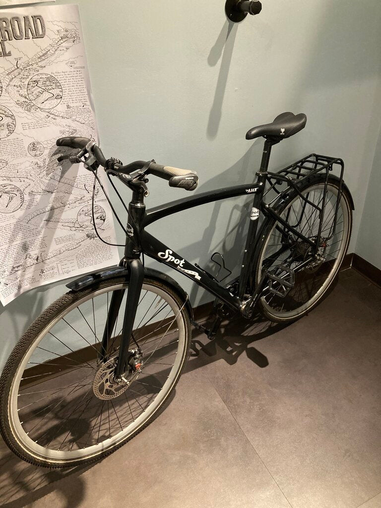 Spot, The Ajax, Black/White, 55cm Frame, 700c Wheel