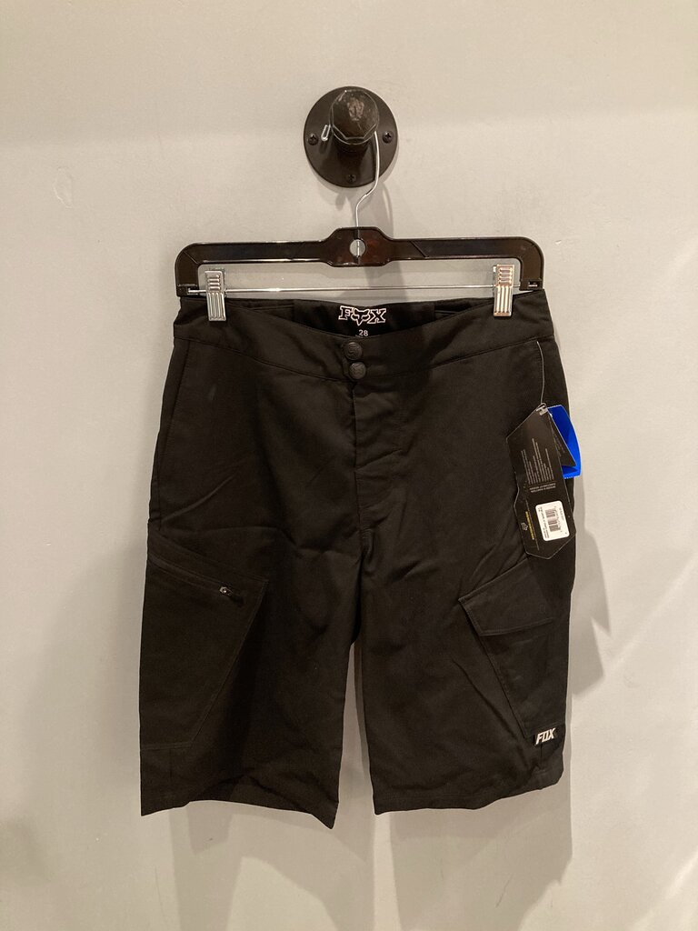 Fox Cargo Shorts, Black, Men's 28