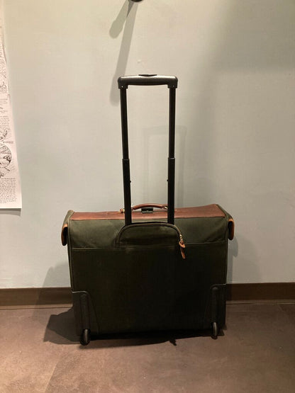 Orvis Canvas Wheeled Luggage, Green/Brown