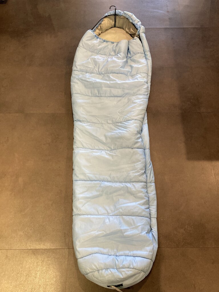 (Stains) Slumberjack Mummy Sleeping Bag, Light Blue, 30deg?